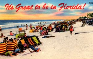 It's Great to be in Florida - Enjoying the Beach - in the 1940s