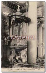 Old Postcard Saint Germain en Laye The Chair of & # 39Eglise