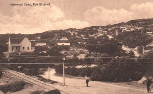 Vintage Postcard Humewood Camp Railway Suburb Port Elizabeth South Africa