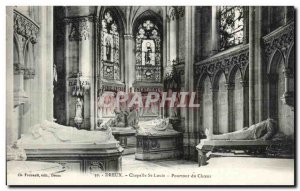 Old Postcard Dreux Chapelle St Louis Circumference From Choir
