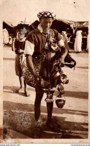 Morocco Types Un Beau Guerrab Traveling Merchant Photo