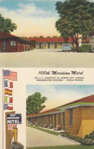 DODGE CITY , Kansas , 1930-40s ; 100th Meridian Motel