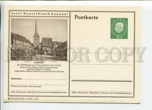 449651 GERMANY 1960 year Duderstadt POSTAL stationery postcard