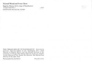 Painted Wood, Ivory Chest  