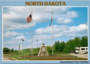 International Peace Gardens North Dakota ND c1991 Vintage Postcard D39