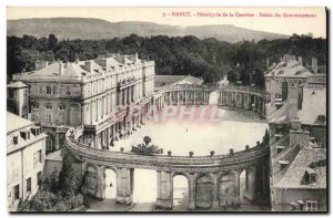 Old Postcard Nancy Government Palace Hemicycle of Career