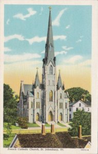 Church French Catholic Church St Johnsbury Vermont Curteich