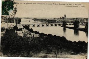 CPA TOURS - Vue générale rives de la Loire en amont du pont Bonaparte (227310)