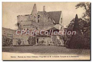Postcard Ancient Ruins Senlis du Vieux Chateau