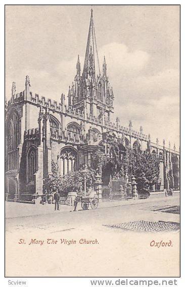 St. Mary The Virgin Church, Oxford, England, UK, 1900-1910s