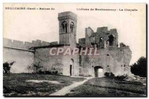 Beaucaire - Chateau de Montmorency - Chapel - Old Postcard