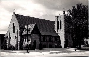 RPPC View of Methodist Church, Neenah WI Vintage Postcard V62