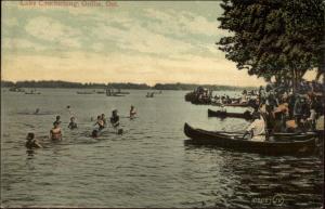 Orillia Ontario Lake Couchiching c1910 Postcard #1