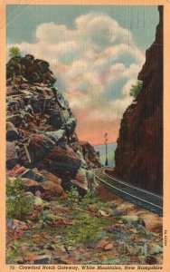 Vintage Postcard 1946 Crawford Notch Gateway White Mountains New Hampshire NH