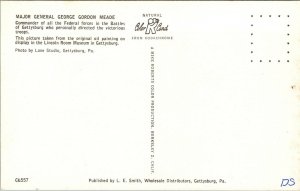 Vtg Major General George Gordon Meade Commander Federal Forces Postcard