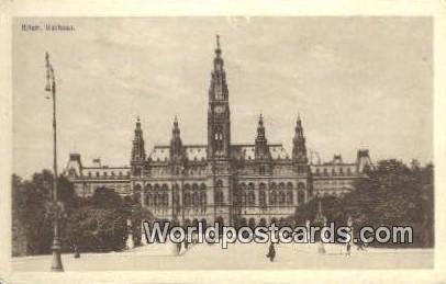 Rathaus Wien, Vienna Austria Unused 