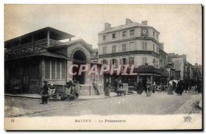 Old Postcard Bayeux Fishmonger