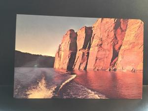 Postcard Wake of Boat Lake Powell, Arizona- Utah      X4