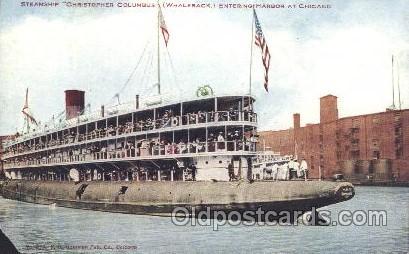 Christopher Columbus Steamer Ship Ships Postcard Postcards  Christopher Columbus