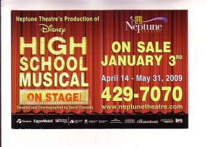 Disney's High School Musical, Neptune Theatre, Halifax, Nova Scotia, 2009