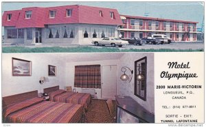 2-Views, Motel Olympique, Longueuil, Quebec, Canada, PU-1984