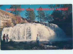 Chrome WATERFALL Snake River Falls - by Omaha & Grand Island & Lincoln NE AG3796