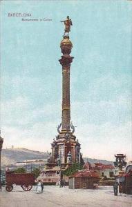 Spain Barcelona Monumento a Colon