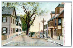 c1905 Leyden Street Plymouth Massachusetts MA Antique Unposted Postcard