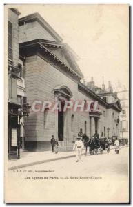 Paris - 17 - Church of St. Louis & # 39Antin - Old Postcard -