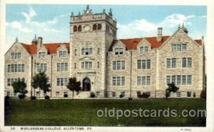 Muhlenberg, Allentown, PA College Unused 