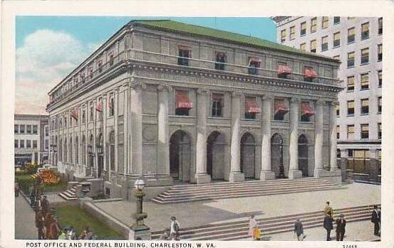 West Virginia Charleston Post Office & Federal Building Curteich