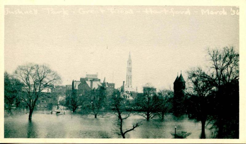 CT - Hartford. March, 1936. Great Flood. Bushnell Park