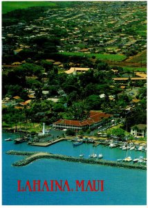 Hawaii Maui Lahaina Aerial View