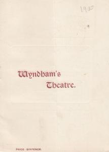 Dandy Dick Wyndhams Theatre 1900 Comedy WW1 Genie Theatre Programme