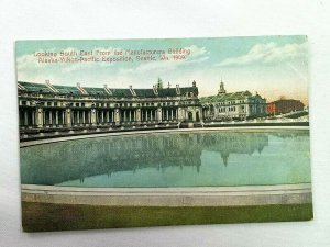 Vintage Postcard 1910s SE Manufacturers Building Alaska Yukon Pacific Exposition