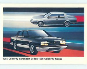 Unused 1985 car dealer ad CHEVROLET EUROSPORT SEDAN & CELEBRITY COUPE o8310