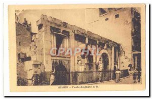 Nimes Postcard Old Porte Auguste