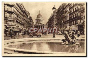 Old Postcard Paris And Its Wonders La Rue Soufflot And Pantheon