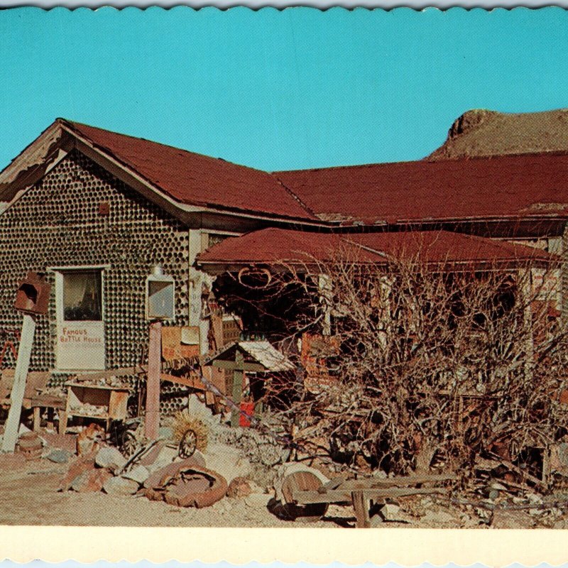 c1970s Rhyolite, NV Bottle House Pioneer Museum Beer c1905 Settler 4x6 PC M14