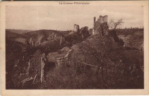 CPA Vue d'ensemble des Ruines de CROZANT (121788)