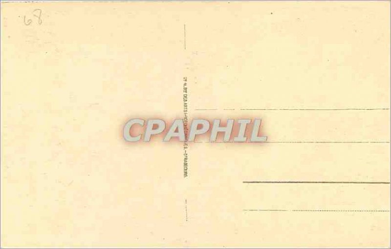 Old Postcard Thann The Cathedral Detail of the Grand Portal