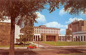 Detroit Main Library Cass Avenue Façade Detroit, Michigan USA View Postcard ...