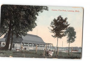 Lansing Michigan MI Postcard 1907-1915 Pine Park Casino