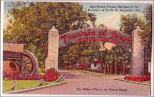 FL - Fountain of Youth, San Marco Ave. Entrance, St Augustine