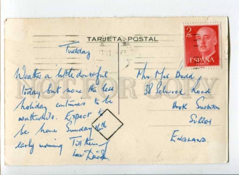 400017 SPAIN Palma de Mallorca Vintage photo RPPC