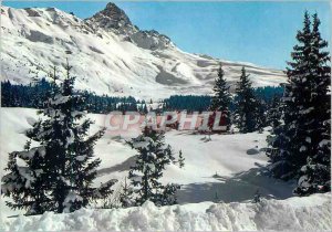 Postcard Modern Meribel les Allues (Savoie) 1600 alt 2750m Winter Sports Toot...