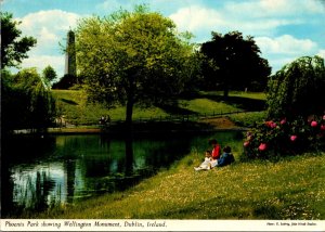 Ireland Dublin Phoenix Park Showing Wellington Monument 1971