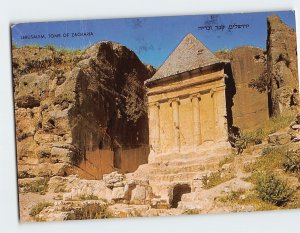 Postcard Tomb of Zacharia at the Kidron Valley Jerusalem Israel