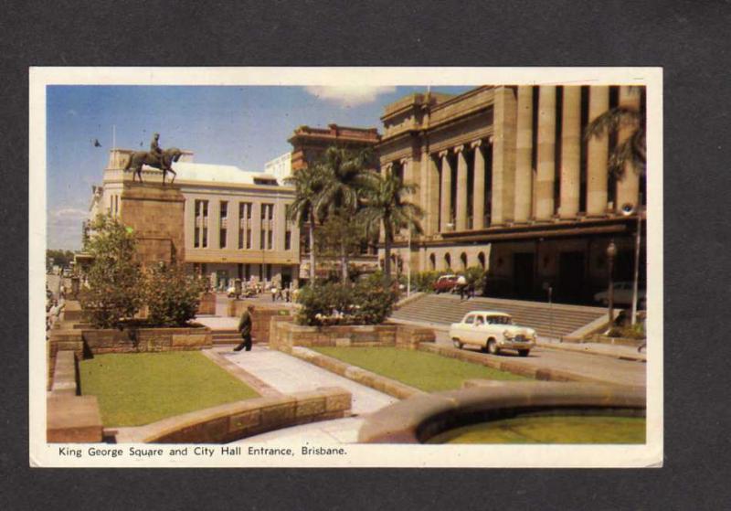 Australia Queensland Brisbane King George Square City Hall Postcard  Post Card