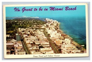Vintage 1950s Postcard It's Great to be in Miami Beach, Miami, Florida